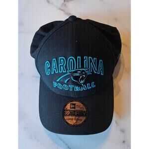 Carolina Panthers Cap Large Large XL Black New Era NFL Football 39 Thirty